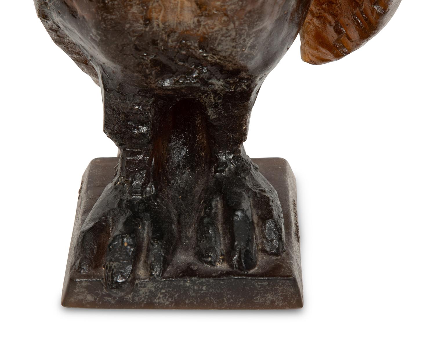 A Daum Pâte de Verre Sacre Sculpture