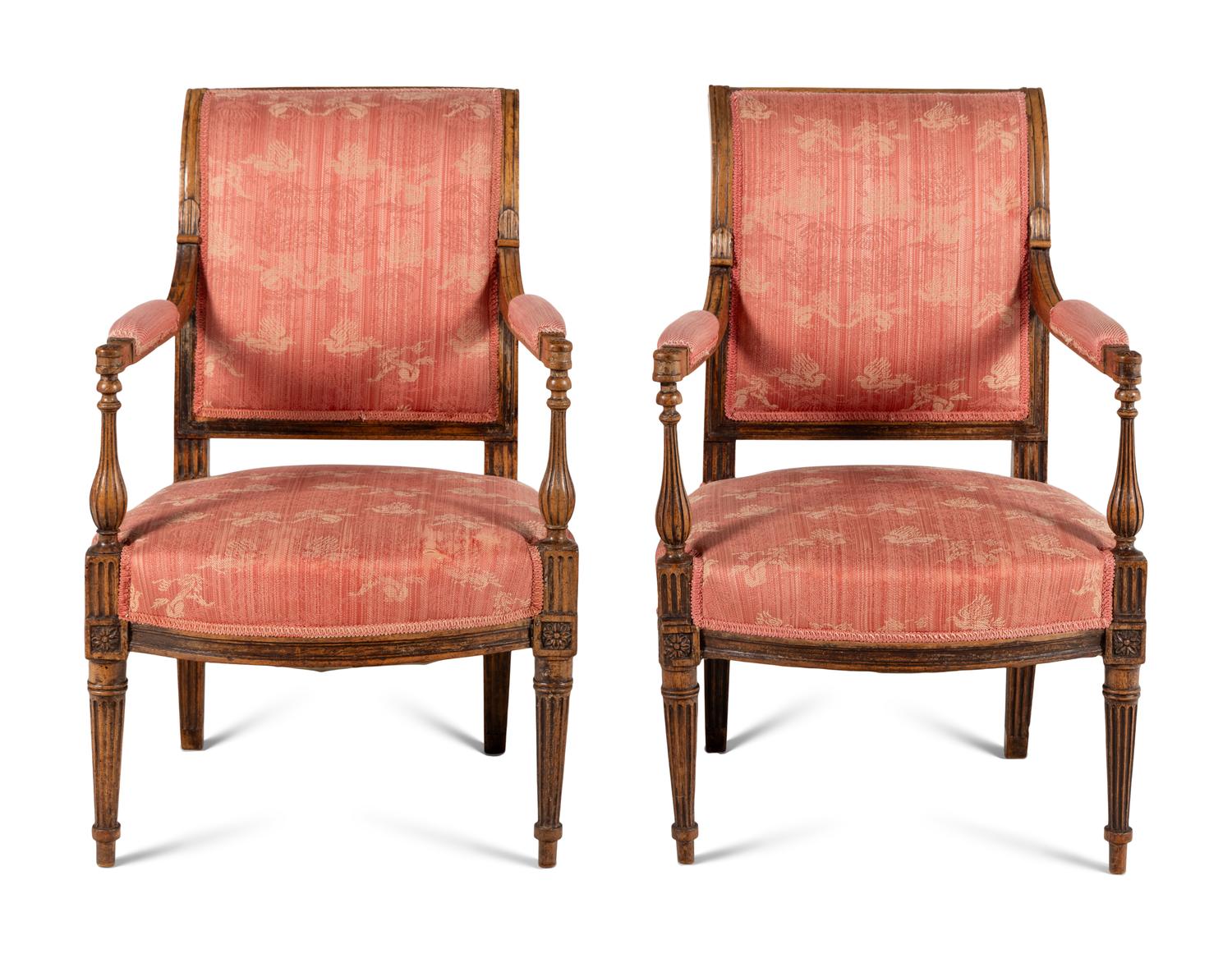 A Pair of Directoire Armchair