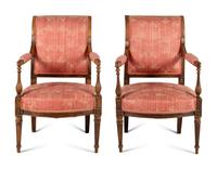 A Pair of Directoire Armchair