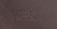 An Hermes Navy Etriviere Shopping Tote, 16" x 17" x 6".