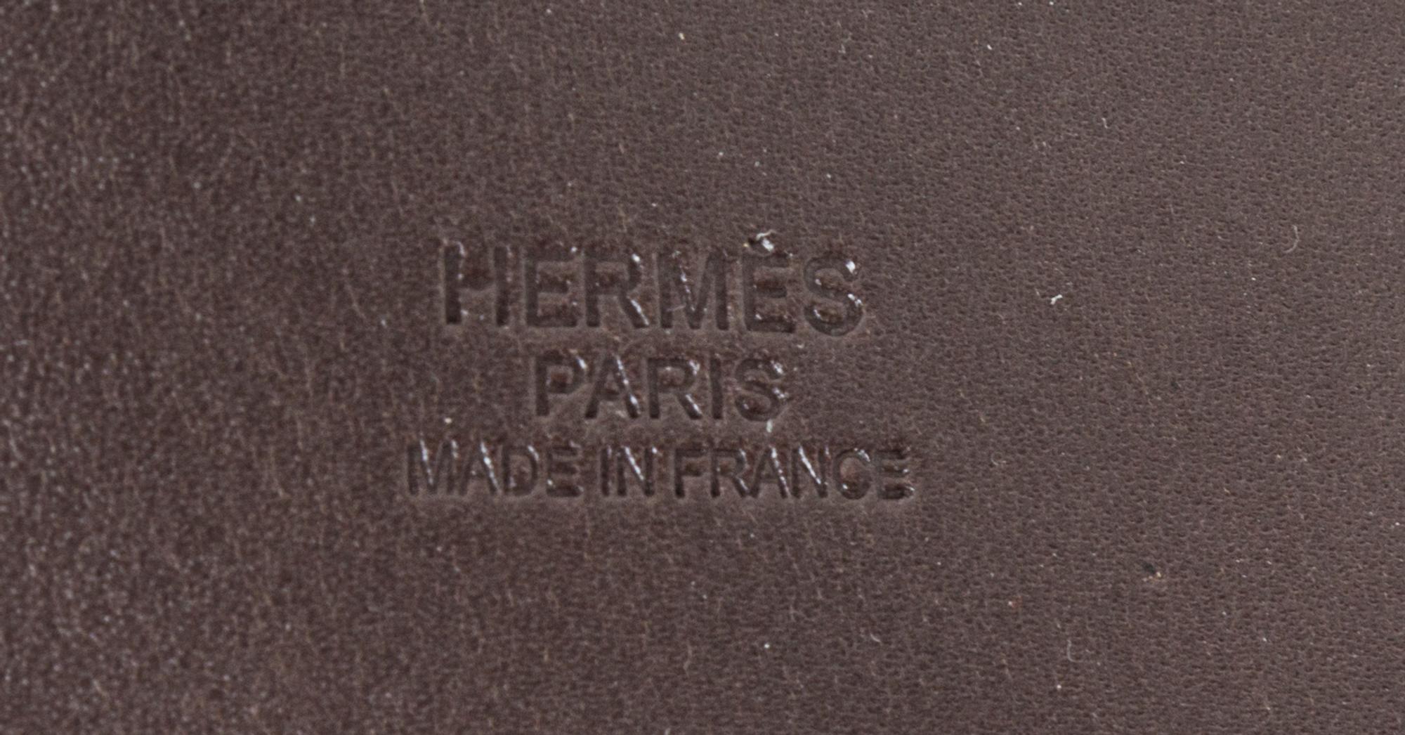 An Hermes Navy Etriviere Shopping Tote, 16" x 17" x 6".