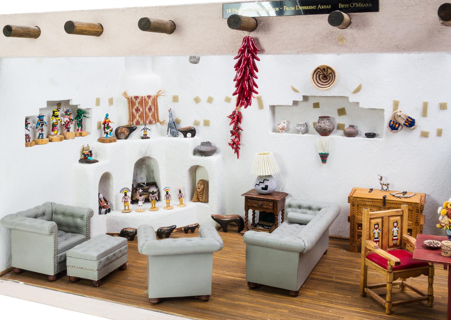 A Southwestern Style Room Height 12 x width 27 3/4 x depth 12 1/2 inches. — Decorated by Bets O'Meara