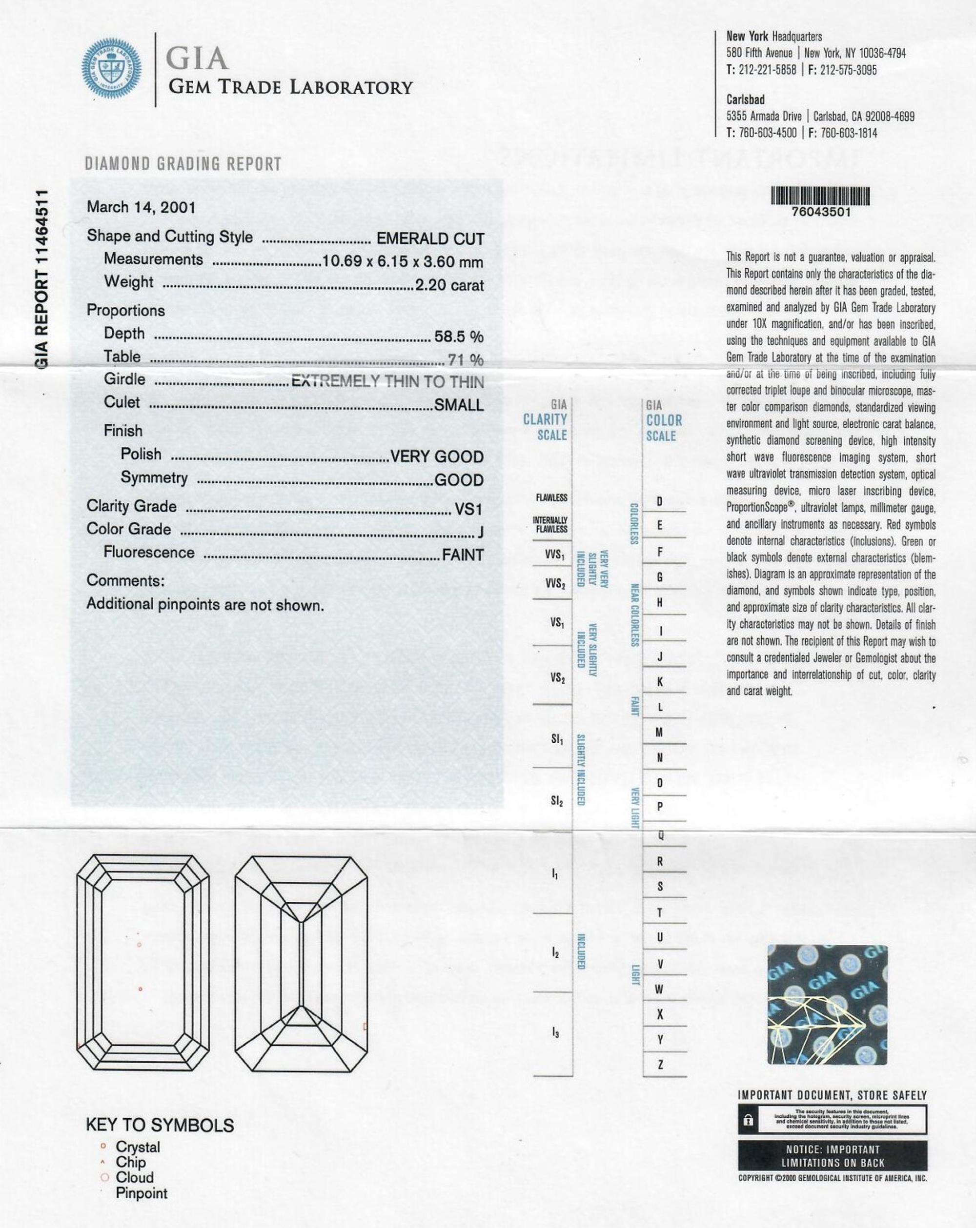 A Platinum and Diamond Ring, Ritani, 5.45 dwts.