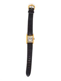 CARTIER, 18K YELLOW GOLD 'TANK' WRISTWATCH