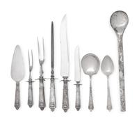 An American Cased Silver Flatware Service