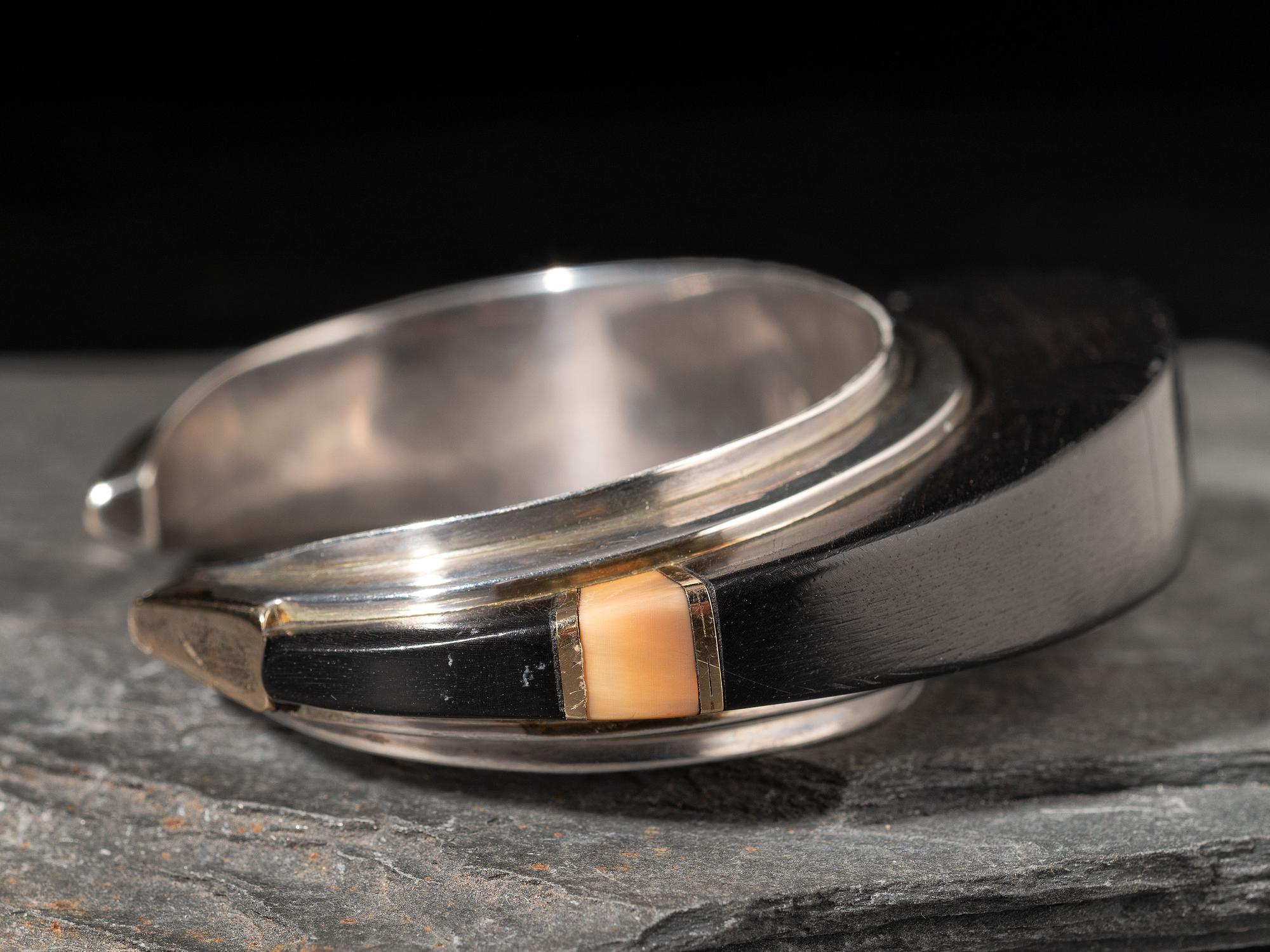 Abstract Height Cuff Bracelet