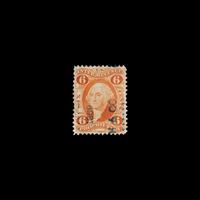[UNITED STATES REVENUE] A 6c Proprietary , Perforated (R31c)
