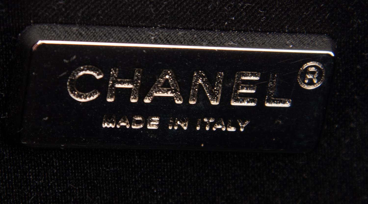 Chanel Camellia and Logo Plastic Clutch, 2006-08