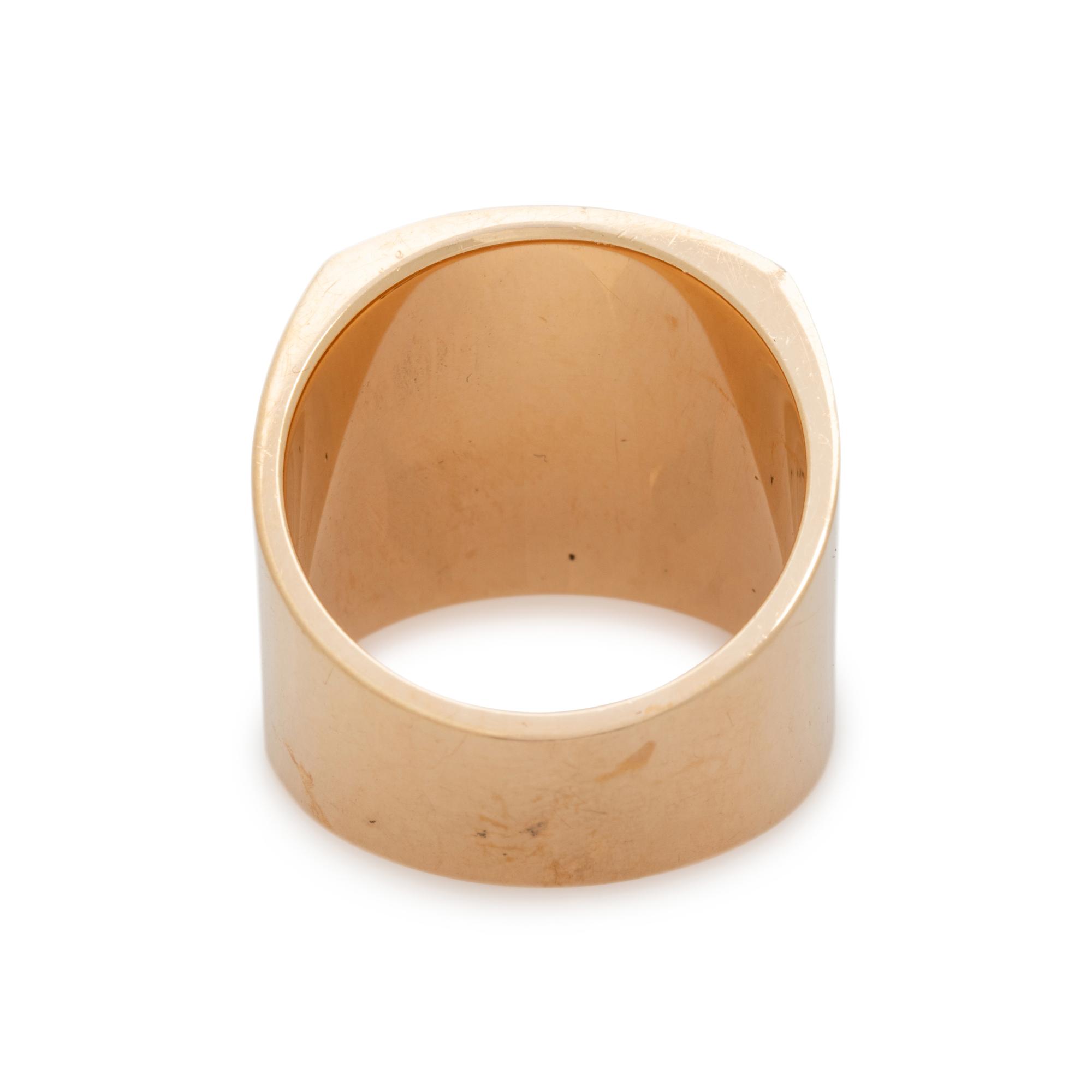 YELLOW GOLD RING