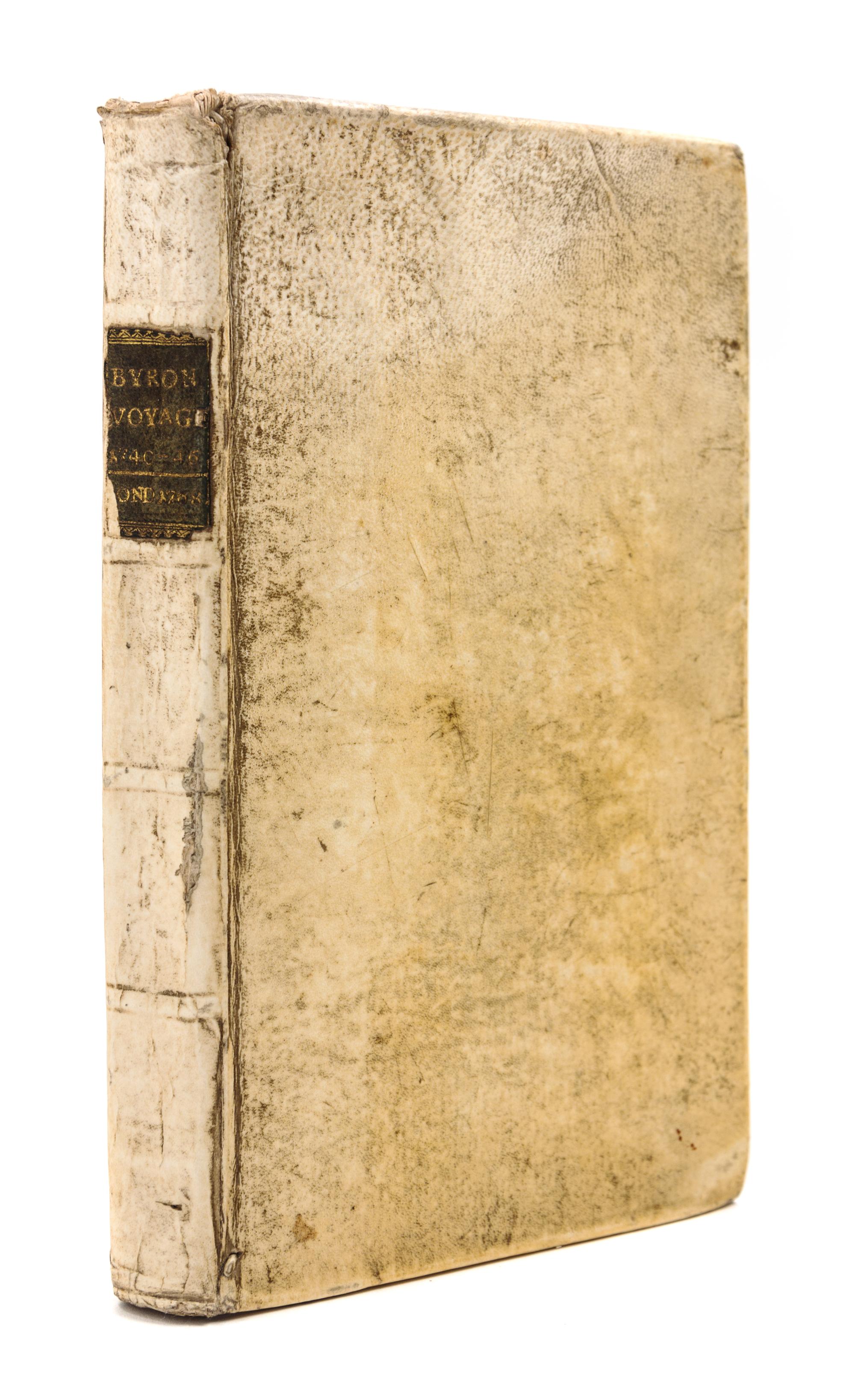 BYRON, John (1723-1786). The Narrative of the Honourable John Byron. London, 1768. FIRST EDITION.