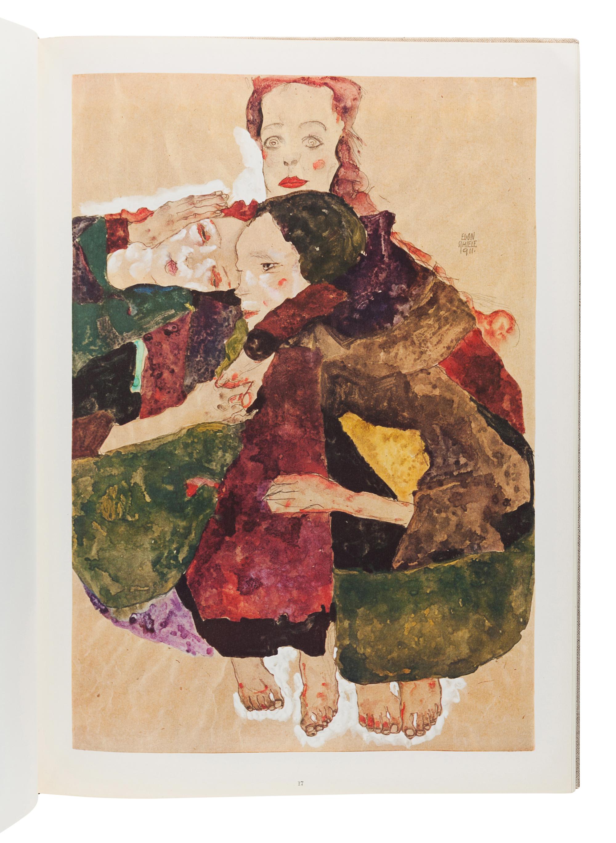 [SCHIELE, Egon (1890-1918)]. MITSCH, Erwin. Egon Schiele: Watercolours and Drawings. New York: Harry N. Abrams, Inc., 1969.