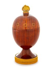 A Theo Faberge Gilt Metal Mounted Egg-Form Ring Stand — 20th Century
