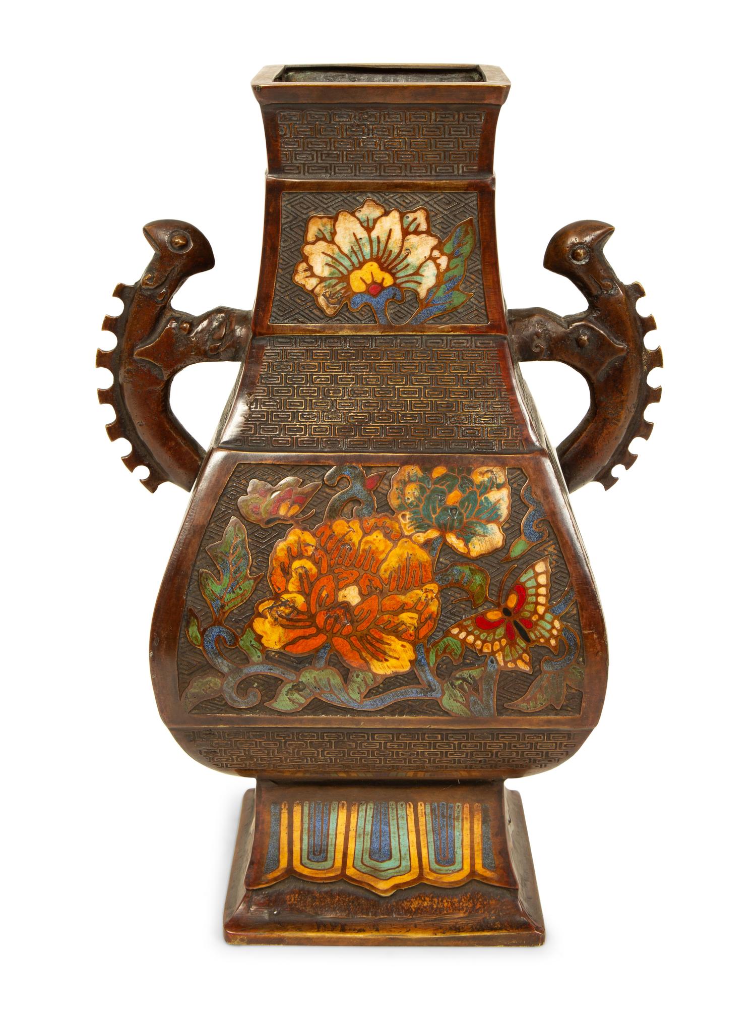 Three Chinese Cloisonné Articles — 19TH/20TH CENTURY