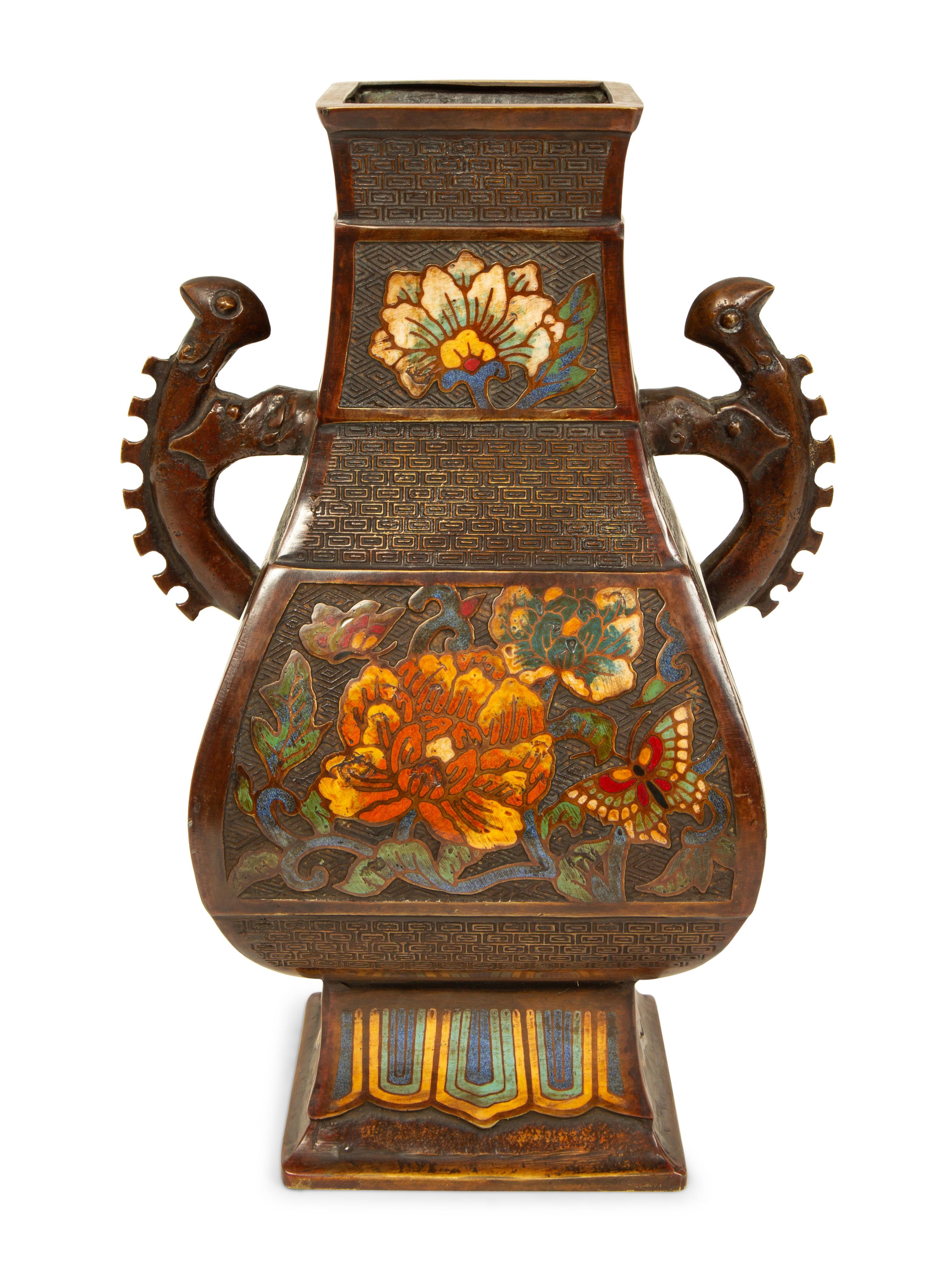 Three Chinese Cloisonné Articles — 19TH/20TH CENTURY