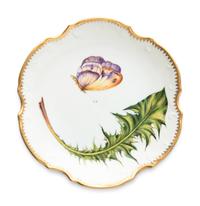 An Anna Weatherley Green Leaf Porcelain Dinner Service