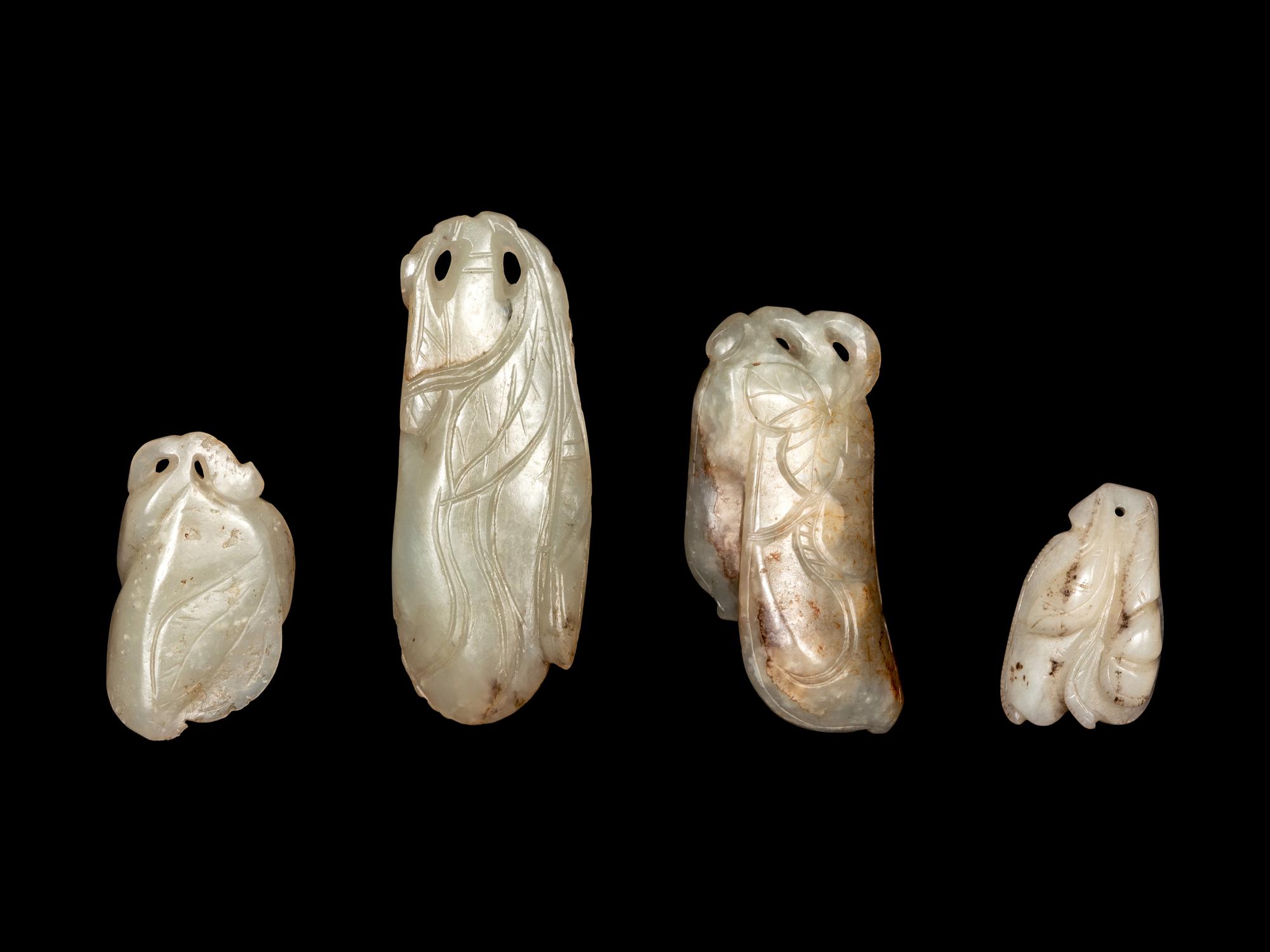 Four Chinese Jade Pendants