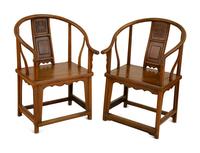 A Pair of Huangahuali Chairs