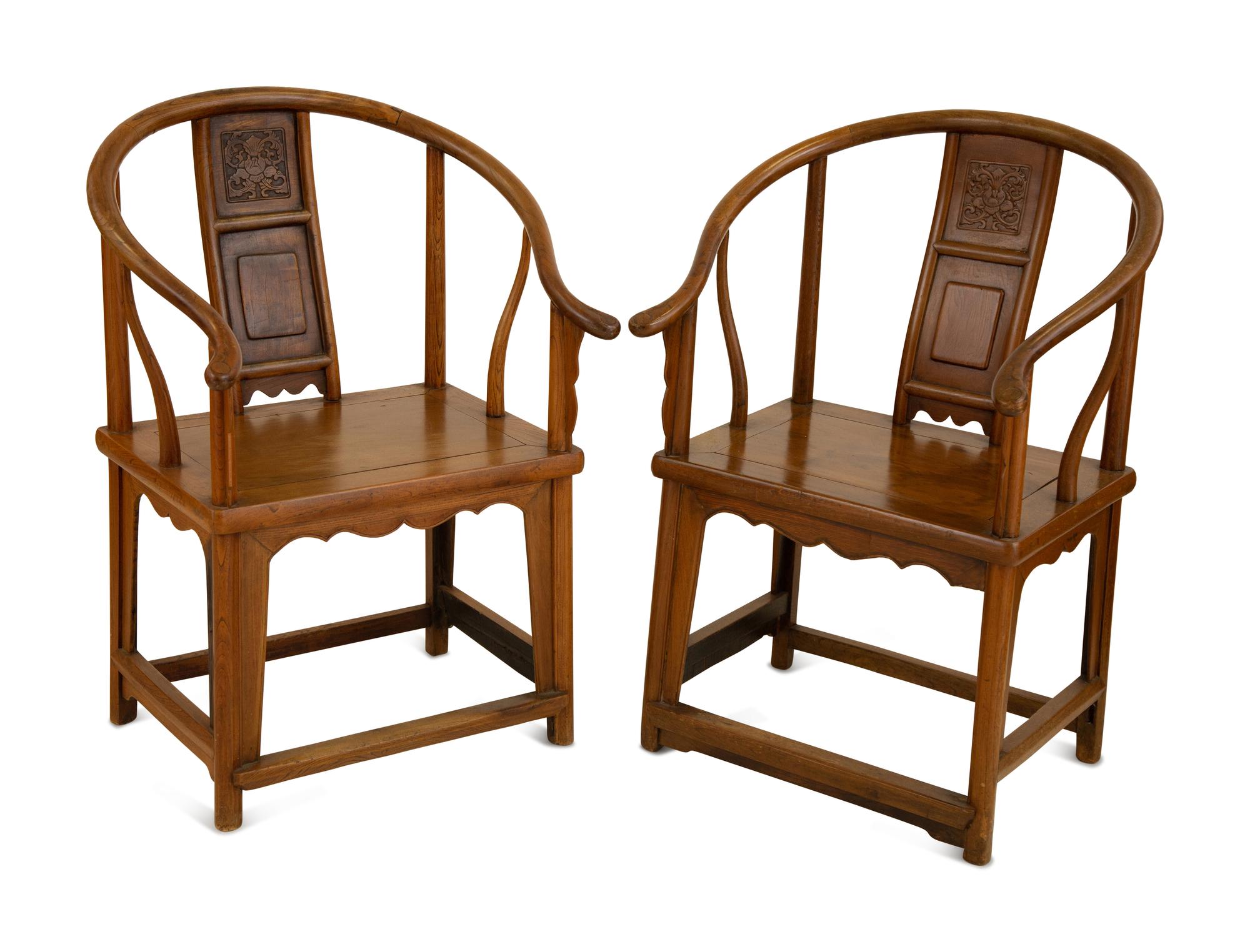 A Pair of Huangahuali Chairs