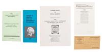 [CIVIL RIGHTS]. A group of imprints and pamphlets involving civil rights and discrimination, comprising: