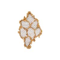 GIANMARIA BUCCELLATI, GOLD AND DIAMOND PENDANT NECKLACE