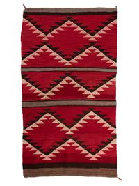 Navajo Double Saddle Blanket / Rug