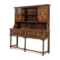 A Charles II Style Oak Welsh Cupboard