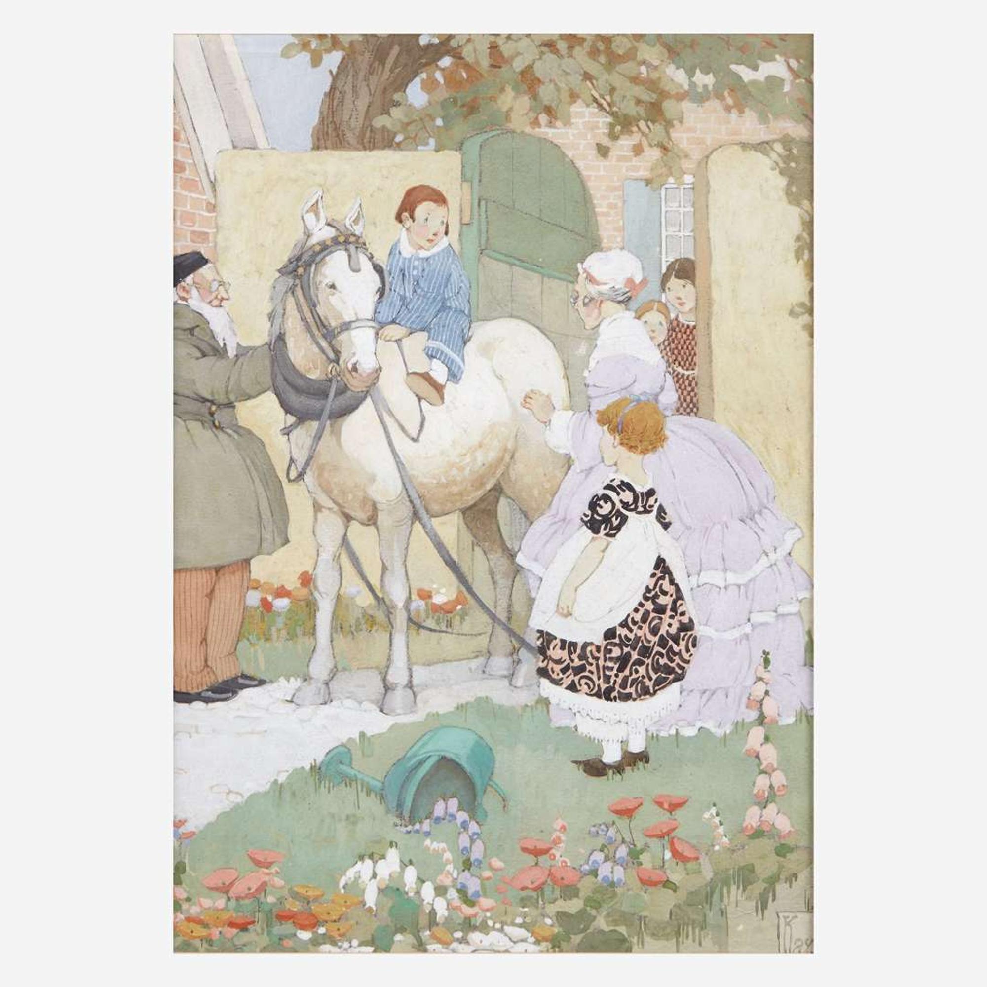 Gertrude Alice Kay (American, 1884-1939) The Parson's Horse from 'Adventures in Our Street'