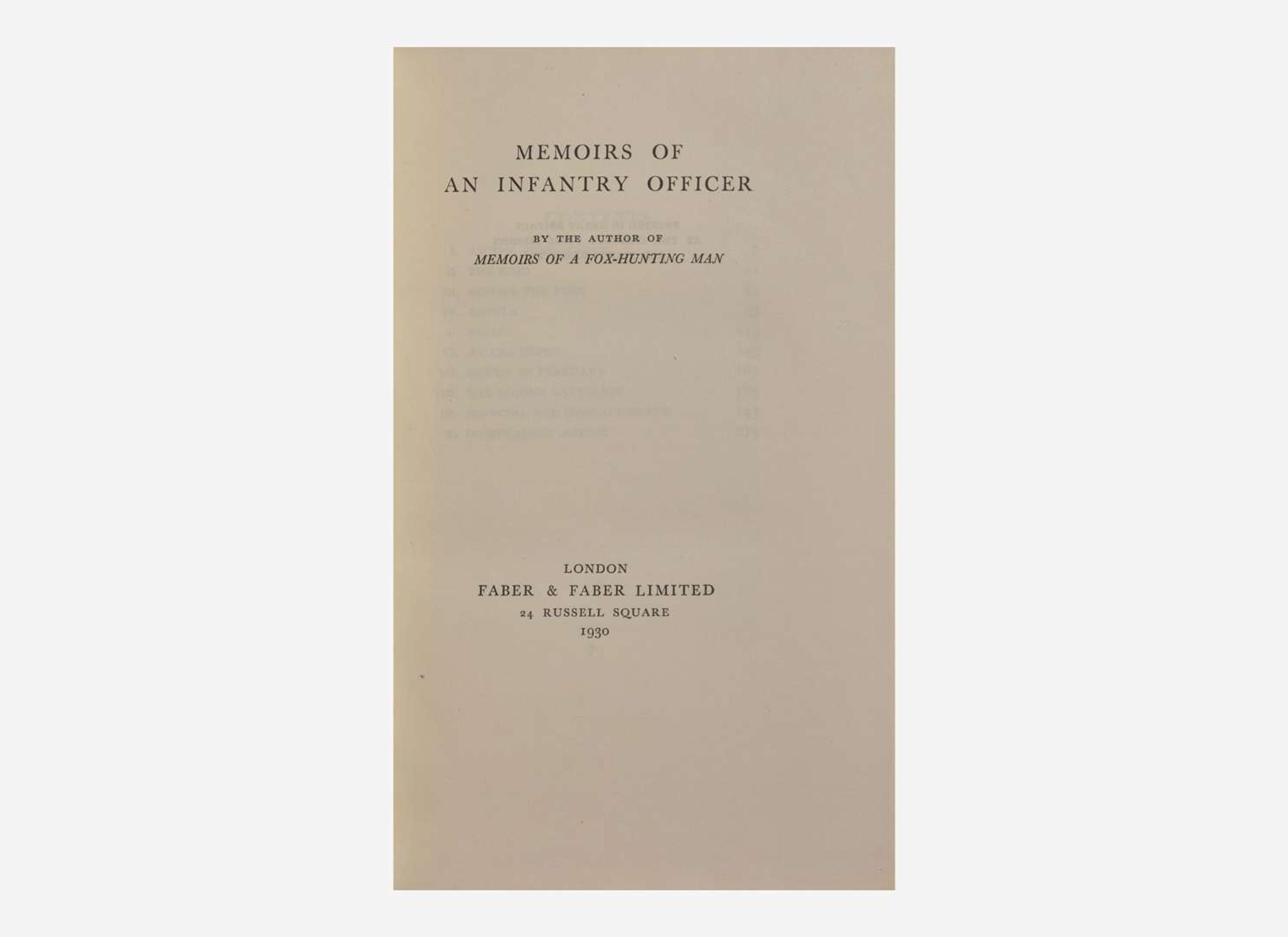 [Literature] Sassoon, Siegfried: The Sherston Trilogy