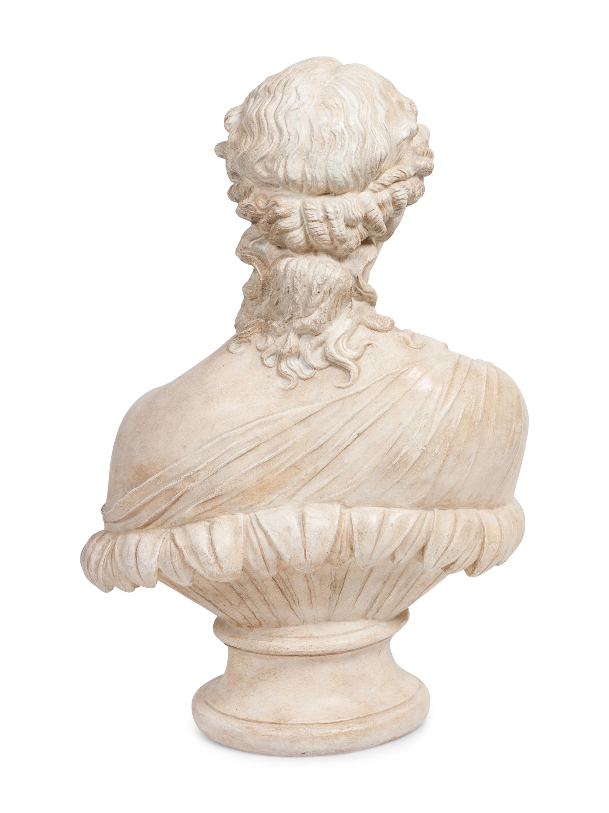 A Composition Bust of a Clytie, After the Antique