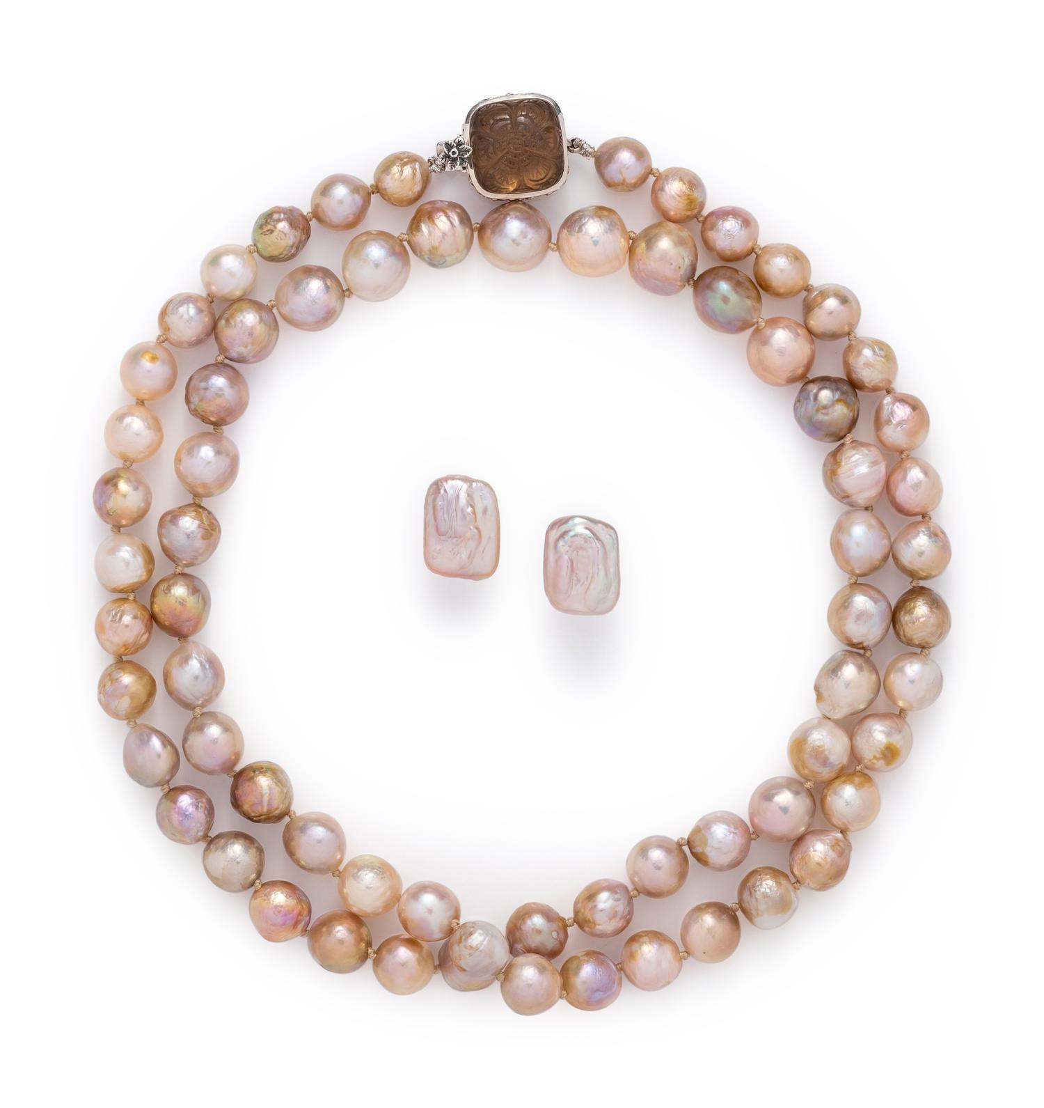 CULTURED BAROQUE PEARL SET