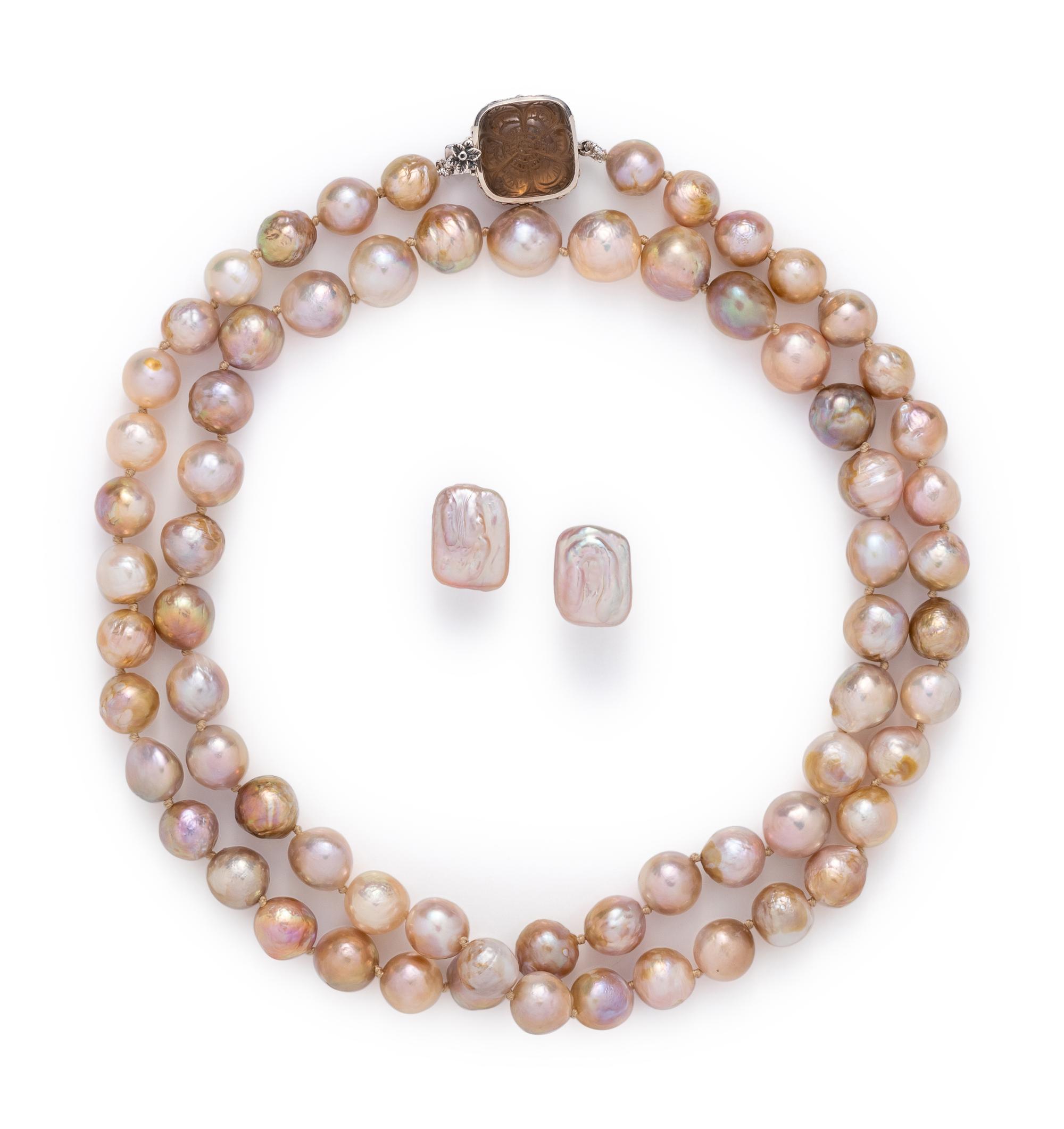 CULTURED BAROQUE PEARL SET