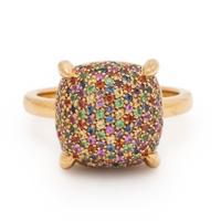 Tiffany & Co., Paloma Picasso, 'Sugar Stack', Multigem and Rose Gold Ring