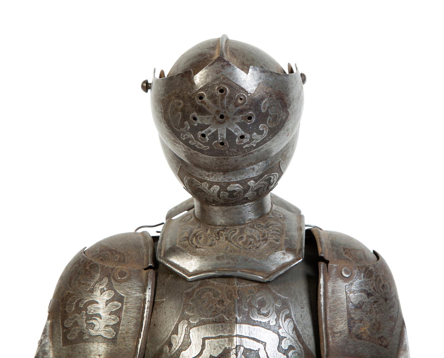A Miniature Suit of Medieval Armor — 19TH CENTURY