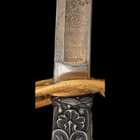 Presentation Grade Imported Staff & Field Officer's Saber Inscribed to Lt. Colonel (General) George Ward - Killed at Gettysburg