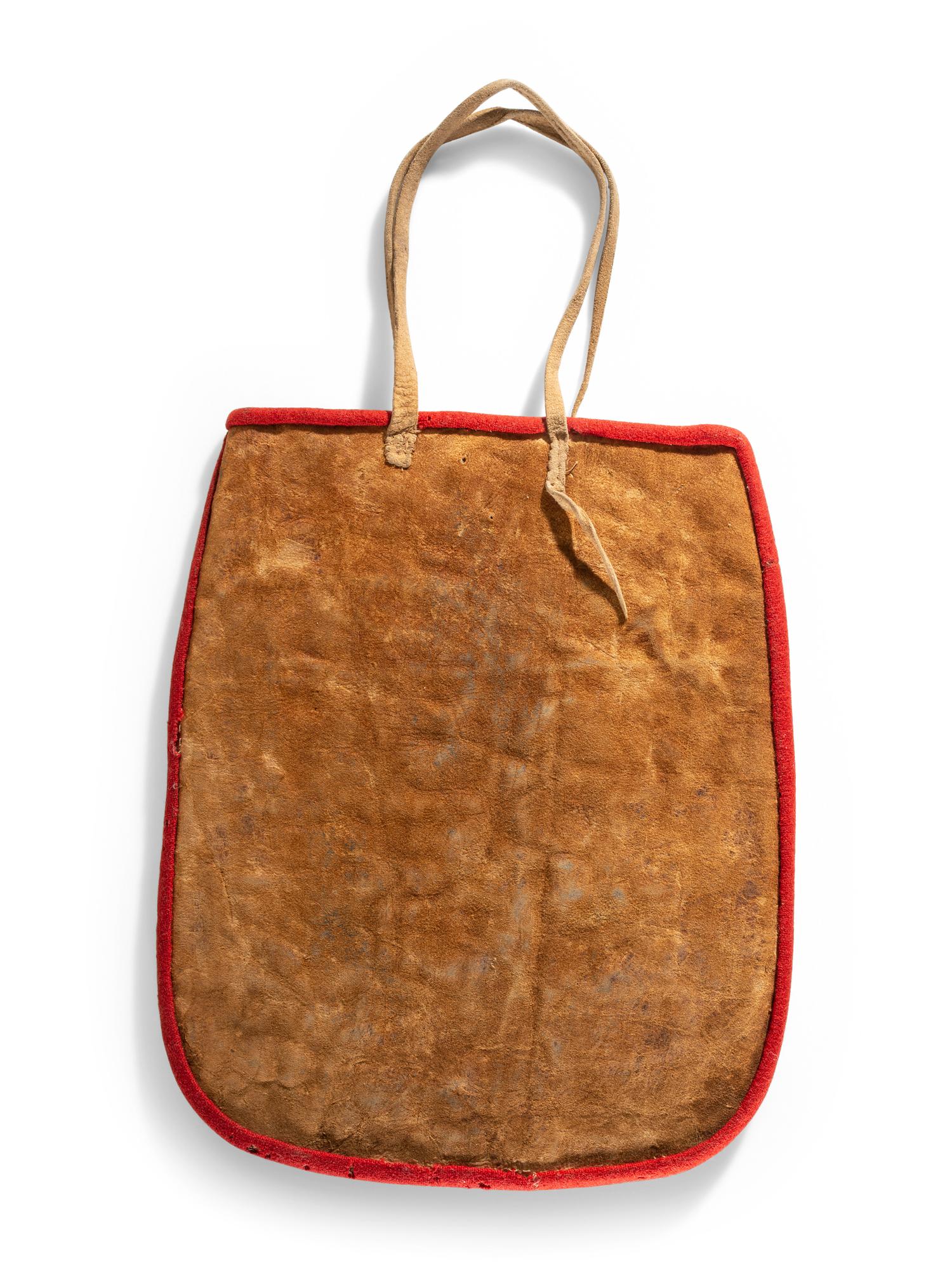 Plateau Beaded Flat Bag, with Curvilinear Beadwork