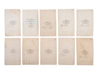 [CIVIL WAR - ARMY OF POTOMAC]. BRADY, Mathew (1822-1896), photographer. A group of 37 CDVs of Union generals, incl. MEADE, FRANKLIN, STONEMAN, BURNSIDE, TYLER, KEYES, GRIFFIN, MARTINDALE, and HATCH, MOH.