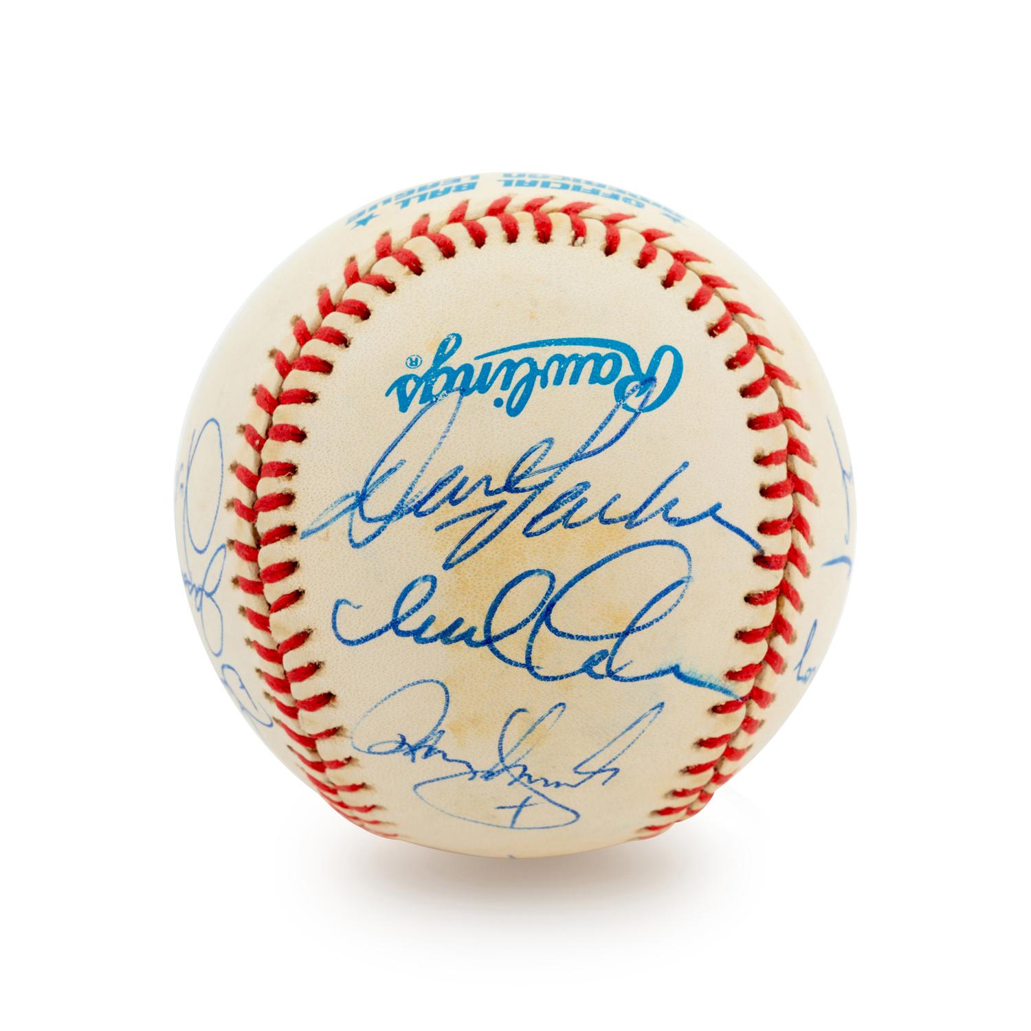 A Group of 19 Los Angeles Angels Signed Baseballs,