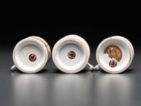 Three Porcelain Occupational Shaving Mugs