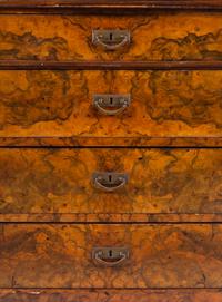 An Italian Walnut Chest of Drawers