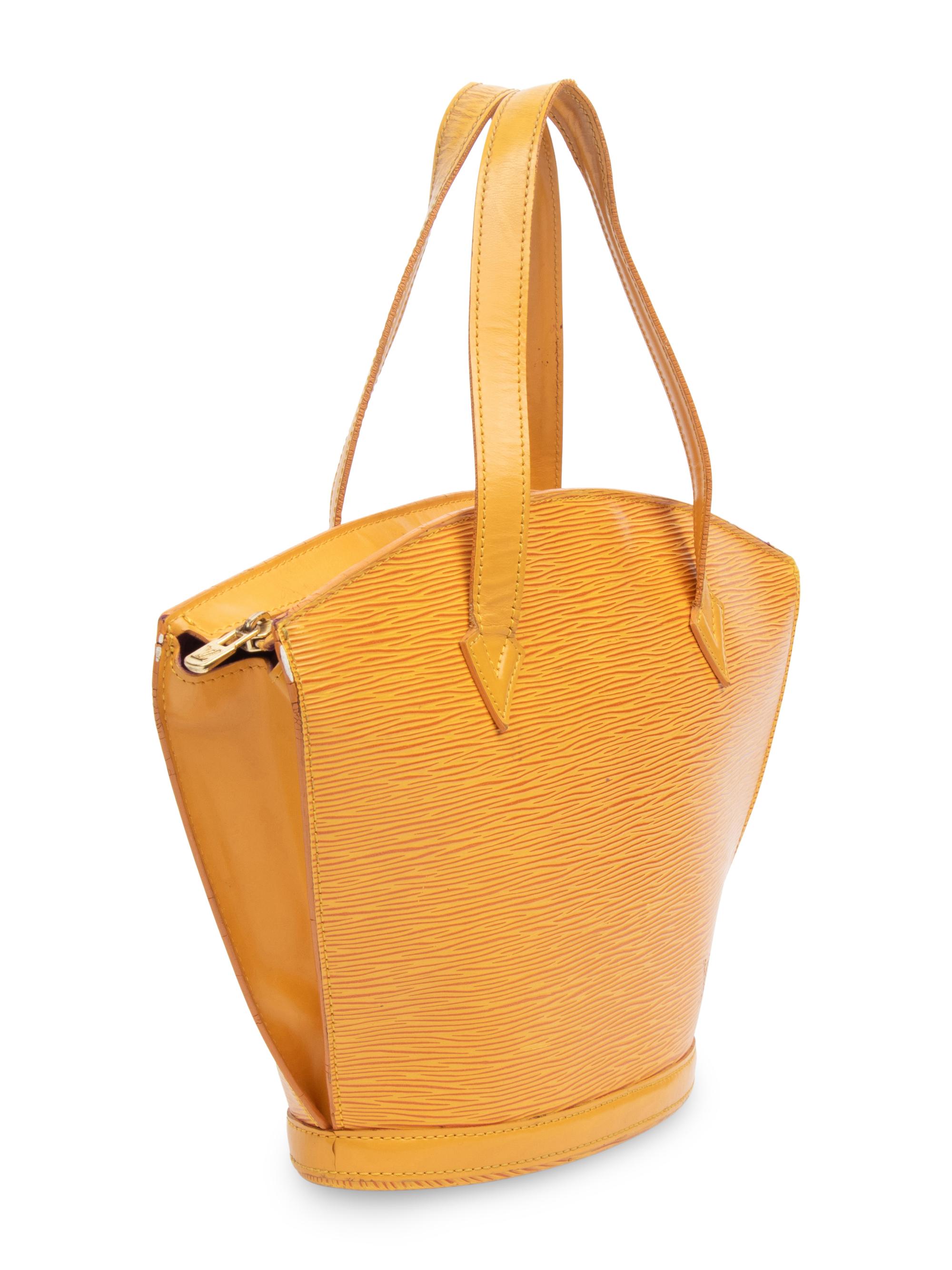 Louis Vuitton, Yellow Epi Saint Jacques PM Tote