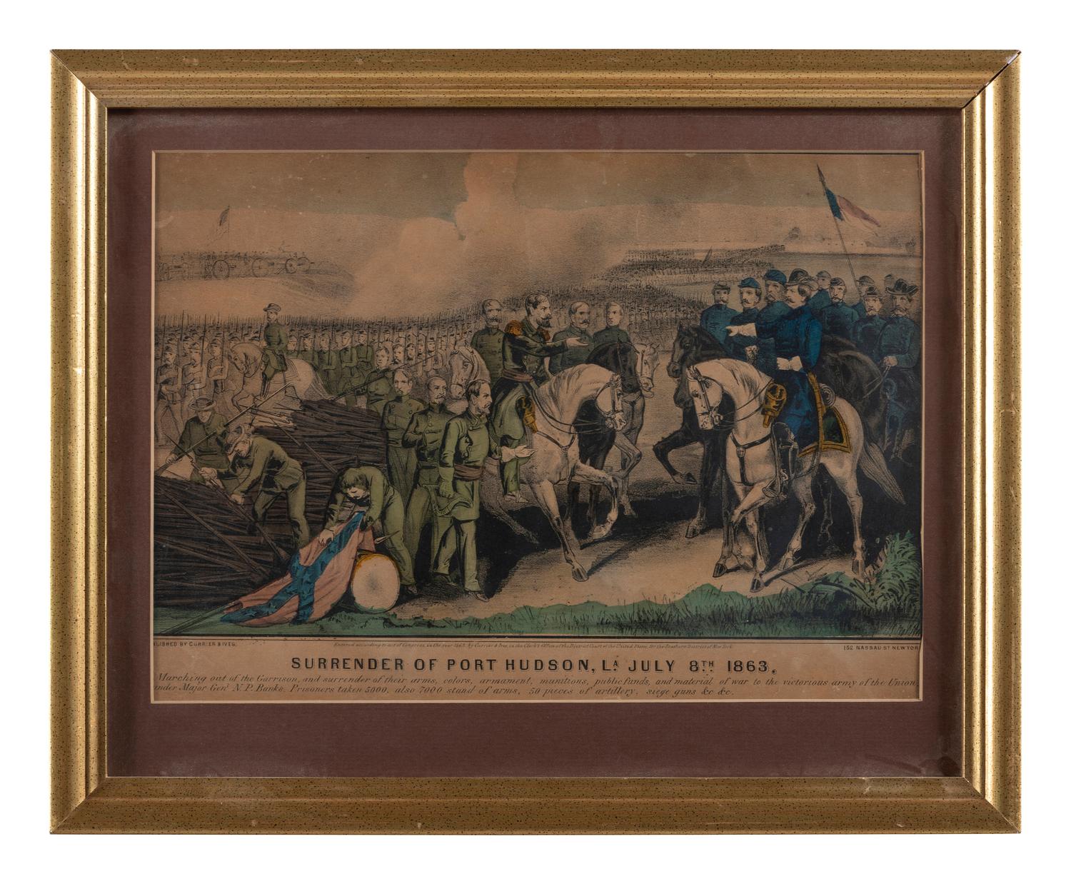 [CIVIL WAR]. A group of 6 prints featuring Civil War scenes and personalities, highlighted by tobacco advertisement illustrating Stonewall Jackson.