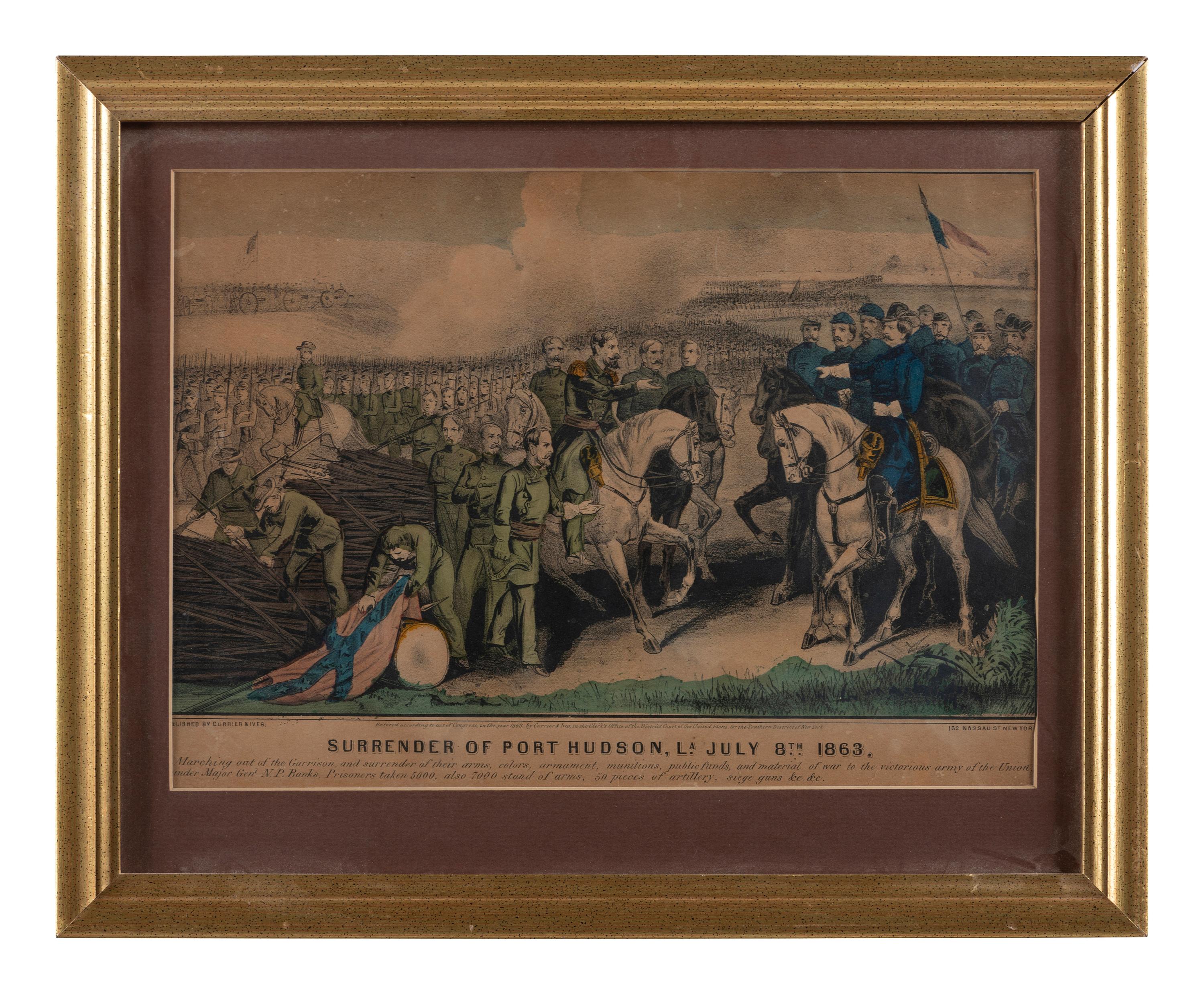 [CIVIL WAR]. A group of 6 prints featuring Civil War scenes and personalities, highlighted by tobacco advertisement illustrating Stonewall Jackson.