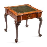 A George II Style Mahogany Games Table — 19TH CENTURY