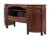 A French Provincial Carved Oak Sideboard
