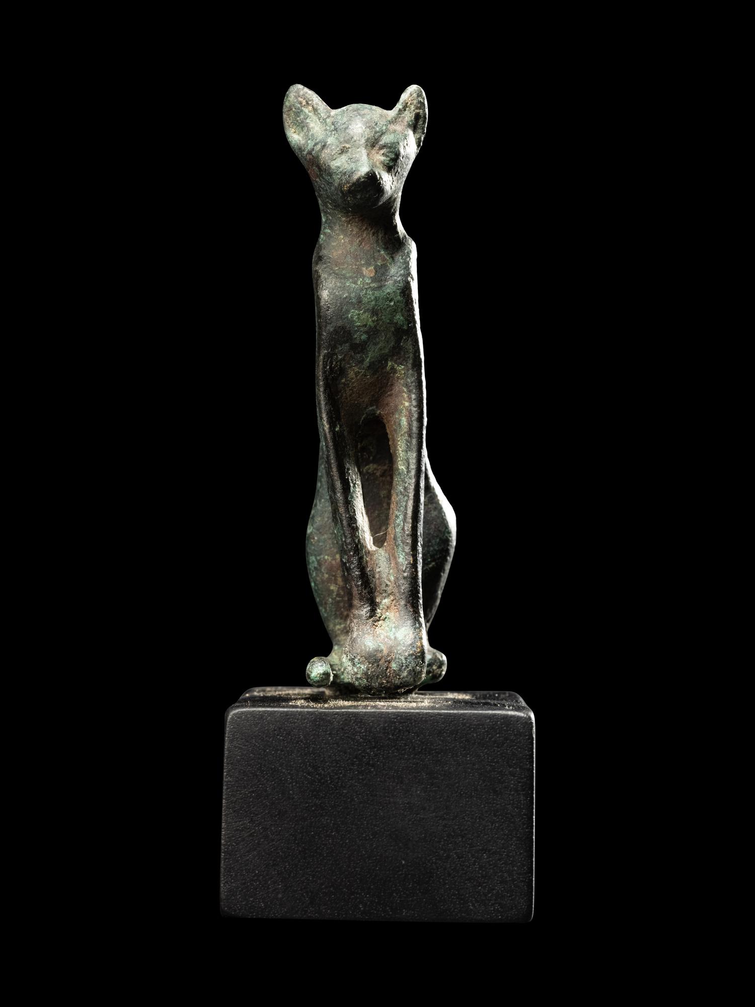 An Egyptian Bronze Cat