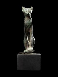 An Egyptian Bronze Cat