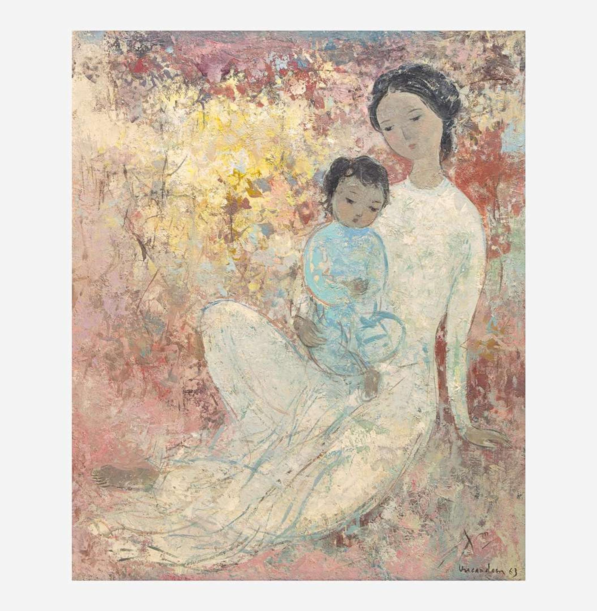 Vũ Cao Đàm (French/Vietnamese, 1908-2000) Sérénité
