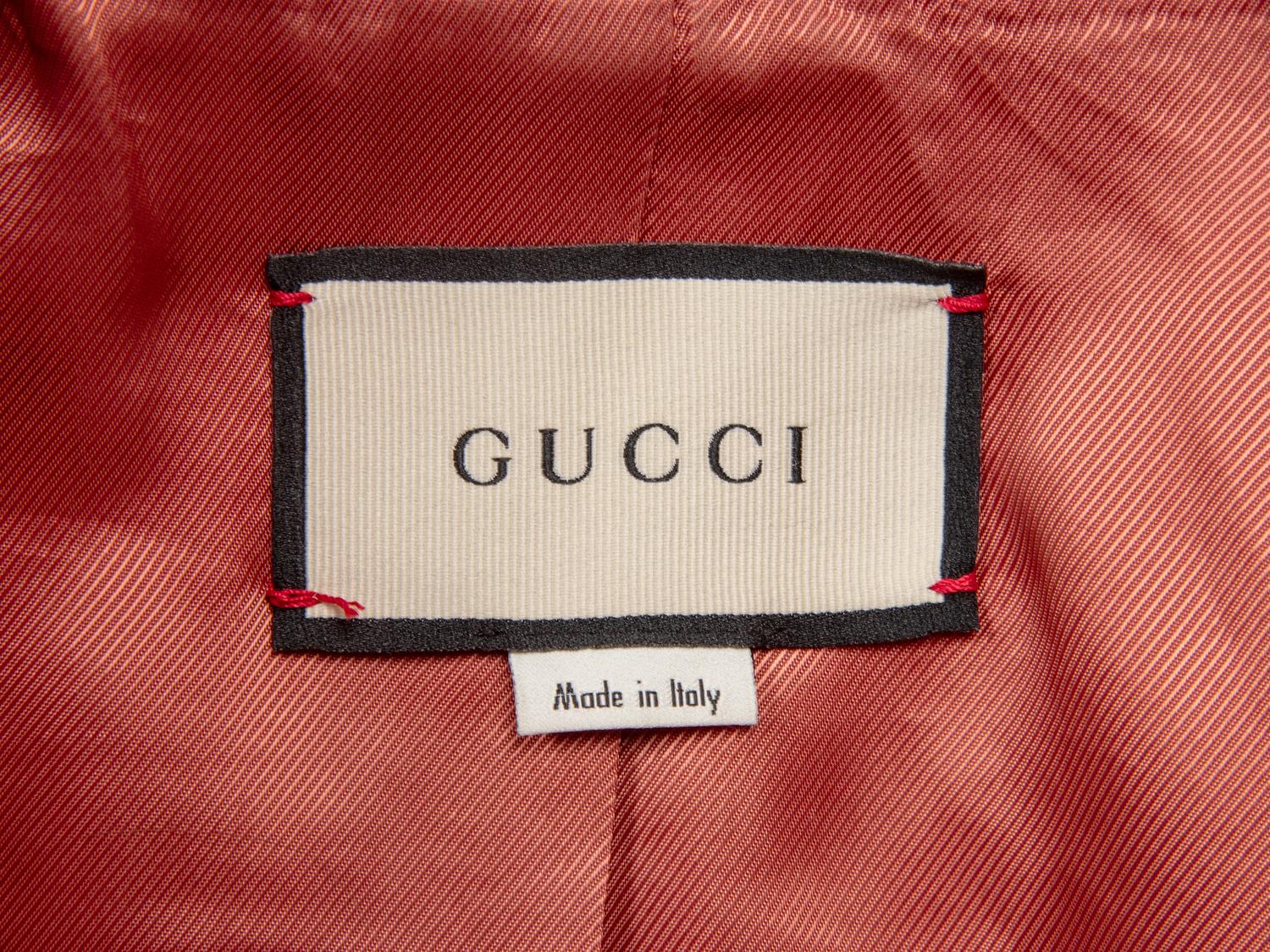 GUCCI, PINK TWEED BOXY JACKET