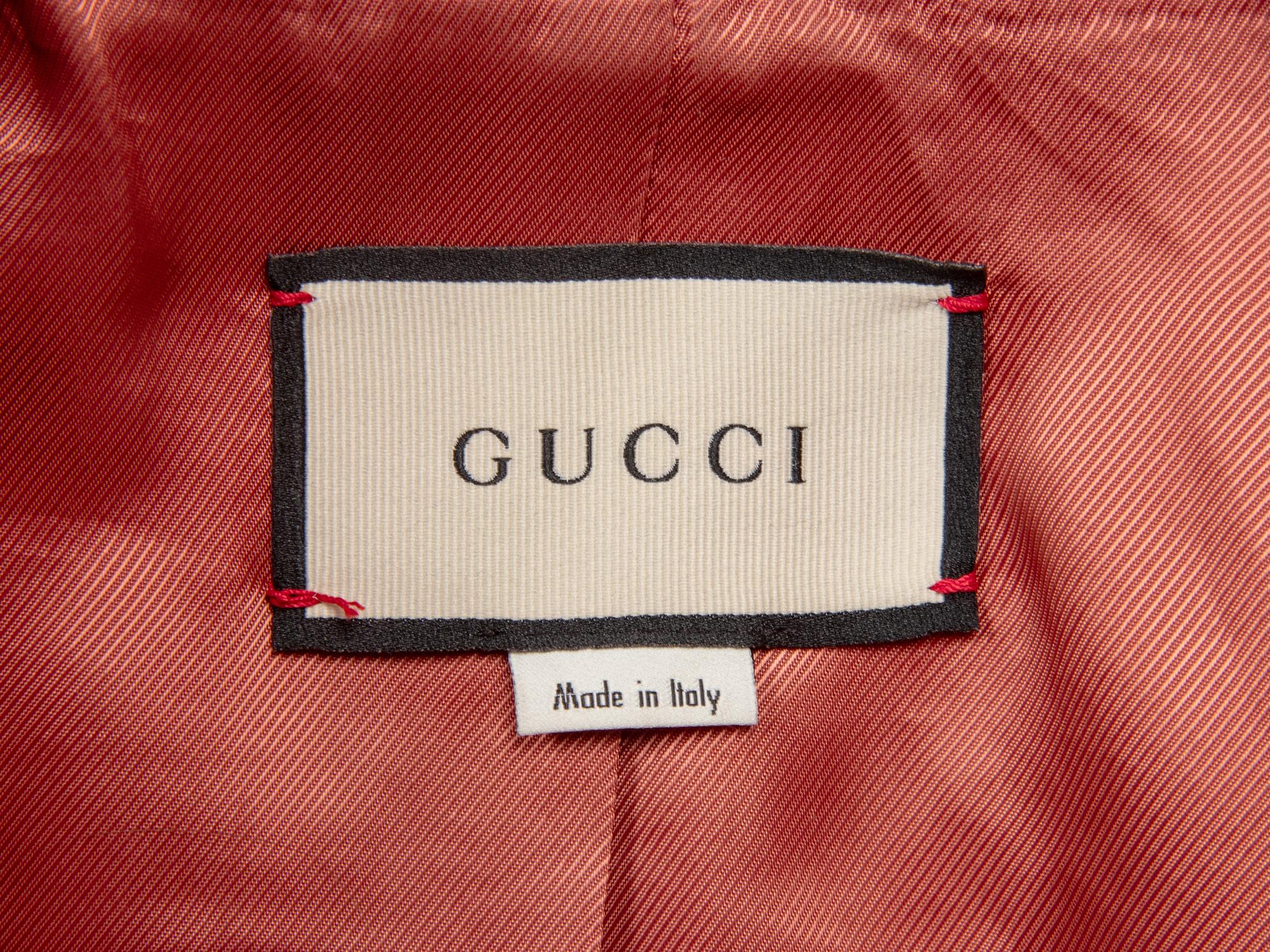 GUCCI, PINK TWEED BOXY JACKET