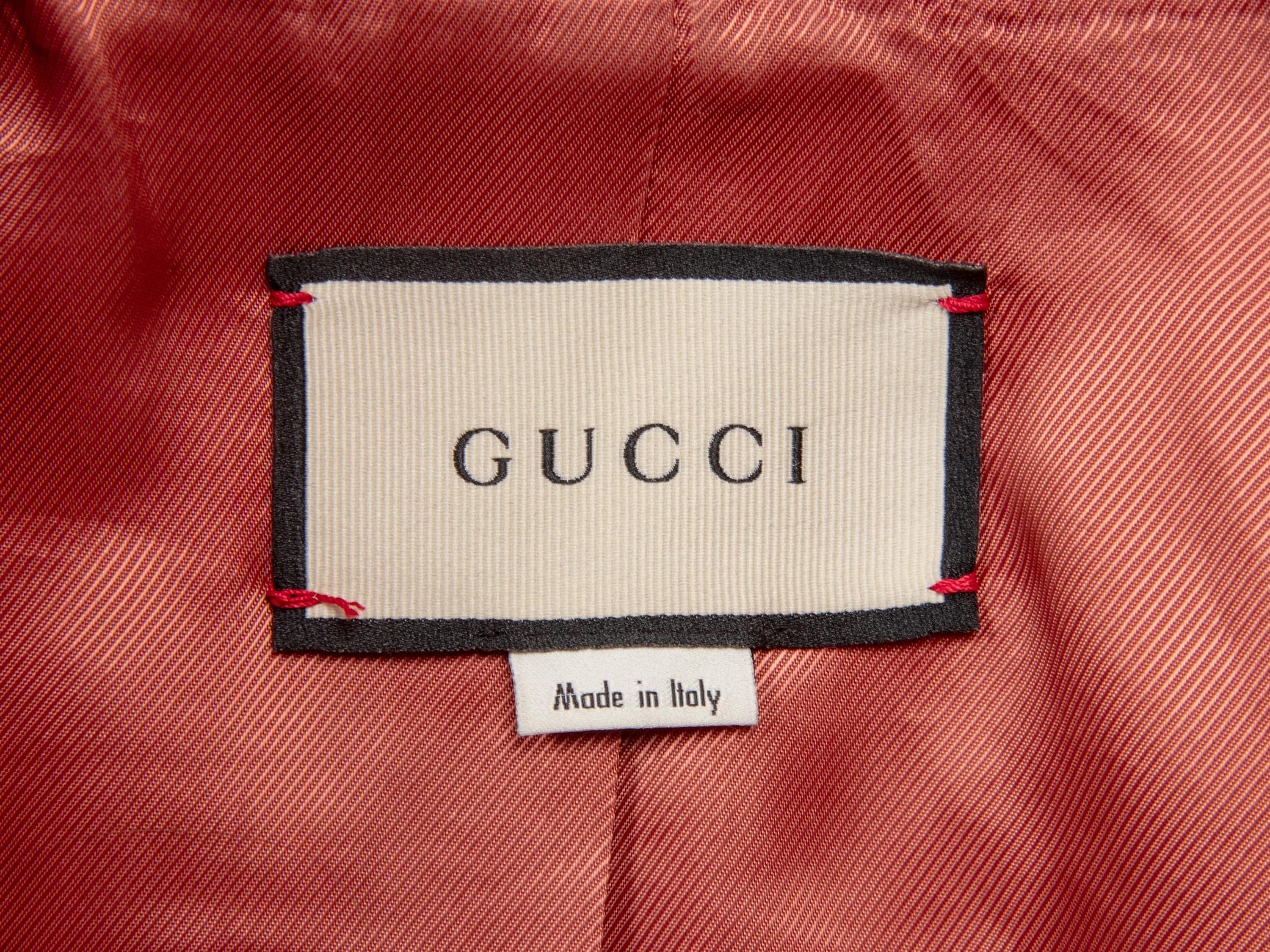 GUCCI, PINK TWEED BOXY JACKET